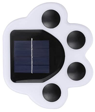Paw Stampa Luci da Esterno Solare, luci solari per Cani Impermeabile Esterno luci Zampa, Percorso di luci da Giardino per Animali da Gatto Percorso Paw Lampada Illuminazione