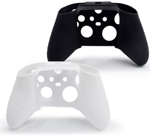 CUZKC Pack de 2 Fundas de Silicona para Mando PS4 - carcasa mando ps4 - Compatible con Mando Playstation 4 Slim/Pro