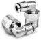TAILONZ PNEUMATIC Acier inoxydable 304 coude fileté mâle 8 mm conduit OD x 3/8 BSP raccords push-in PL8-03 (pack de 2)