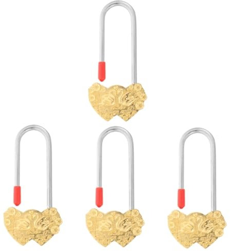 Gadpiparty 4pièces Cadenas Décoratif Vintage Avec Motif De Cadenas De Pour Amoureux Pour Et
