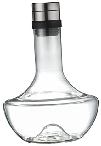 MAGICLULU Glas Wein Dekanter Große Karaffe Handgehaltene Glaskaraffe Haushaltskaraffe Schnelle Weinkaraffe Für Rotwein Dispenser Transparente Design