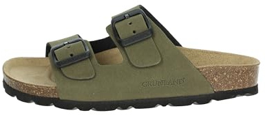 GRUNLAND LUCE CB0714 32/39 rosa Mädchen Hausschuhe Birkenschnallen Leder