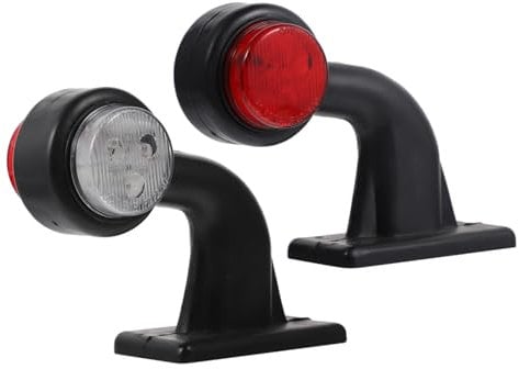 Garneck 1Paio Luci Laterali LED LED Luci Segnalazione e Rosse per Camion e Trattori Installazione Semplice Alta Luminosità e