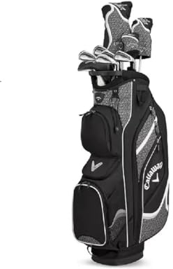 Callaway New Set Solaire Golfschläger für Damen, 10 Stück (9 Schläger + Tasche), Schwarz