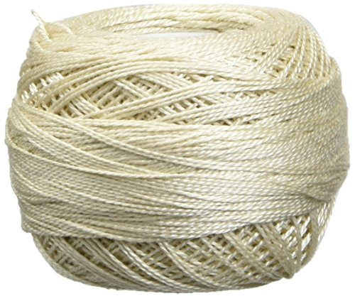 DMC Size 12 Cotton Perle Thread - 822 Cream - per Pack of 10