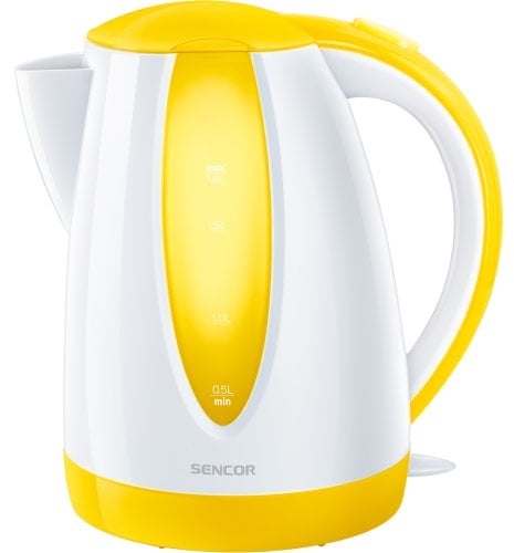 Bouilloire Électrique, 1.8 L Capacité, 2000W, Jaune