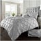 Gaveno Cavalia Signature Collection Alford Set with Duvet Cover and Pillow Case, Polyester-Cotton, Silver, King