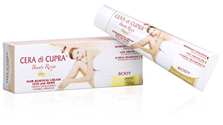 Cera di Cupra, Crema Depilatoria Gambe e Braccia, Ideale per una Depilazione Efficace e Gradevole in Pochi Minuti, Senza Parabeni, Dermatologicamente Testata,Tubetto da 100 ml