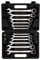 Gedore Red Maul-Ringratschenschlüssel-Satz, umschaltbar, inkl. Adapter, Set 16-tlg, SW 8-19 mm, abgewinkelt, R07203016