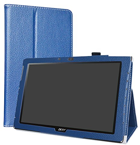 LiuShan Acer Iconia One 10 B3-A40 Custodia, Slim Sottile Pieghevole con Supporto in Piedi Caso per 10.1 Acer Iconia One 10 B3-A40 Tablet,Blu