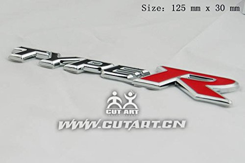 D192 Type-R auto aufkleber 3D Emblem Badge top Plakette Abzeichen car Sticker Abziehbild