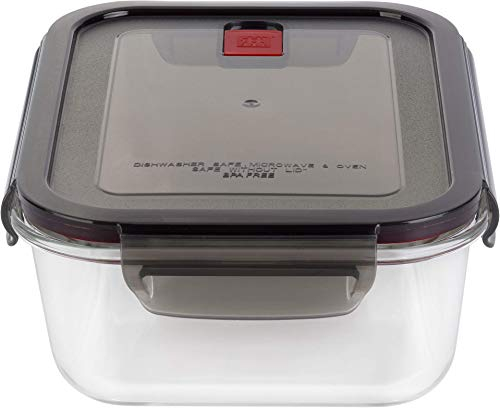 ZWILLING Frischhaltedose aus Glas, rechteckig, 1400 ml