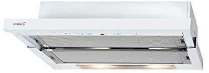 CATA | Campana Extractora | Modelo TF 5260 WH | 3 Velocidades de Extracción | Campana Extractora Silenciosa | Color Blanco | [Clase de eficiencia energética D]