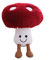 FeiWen Weiches Plüsch Puppe Plüsch Mädchen Jungen Geburtstag Party Geschenk (Pilze 16cm)