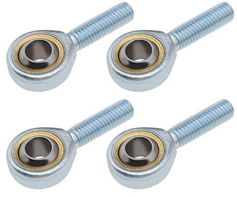 YINETTECH 4x SA6 T/K Rose Joint Male Rod End Bearings Right Hand M6x1.0mm Bearing Steel For Hydraulic Cylinder Forging Machine Car Shock Absorber