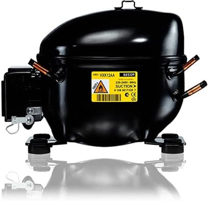 REPORSHOP - Compresor Secop HMK 95 AA R600 220v 1/5Cv Baja Temperatura 9,6cm3
