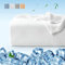 Luxear Bambusfaser Kühldecke, 200 x 220cm Kuscheldecke Selbstkühlend Arc-Chill Sommerdecke mit Q-Max 0,34 Kühlfasern aus 100% natürliche Bambus Tagesdecke Weiche Wohndecke Sofadecke Babydecke- Weiß