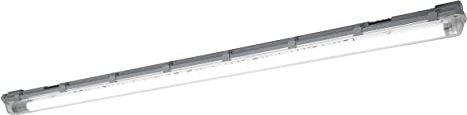 LEDAVANCE Submarine Throughwiring 150cm – LED Feuchtraumleuchte, 19W, 4000K kaltweiß, 2000 Lumen, integrierter Kabelkanal, IP65 Schutzklasse, werkzeugloser Anschluss von bis zu 10 Leuchten