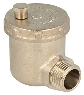 tecuro Schnellentlüfter mit Winkelanschluss - 1/2 Zoll, verchromt - W9003406