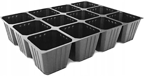 Generisch Anzuchtset 10x Anzuchtplatte Topfplatte 12 Töpfe Aussaat Multitopf Multitopfpalette Anzucht Piekierschale Anzuchtschale Kiste