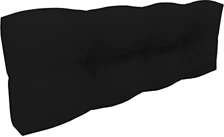 POKAR Palettenkissen Wasserabweisend Palettenauflagen Palettenauflage Palettenmöbel Palettensofa, Rückenlehne 120x40, Anthrazit