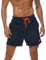 ZOXOZ Short de Bain Homme Maillot de Bain Homme Court Boardshort Short Plage Étanche Short Séchage Rapide Filet avec Poches Bleu Foncé 3XL
