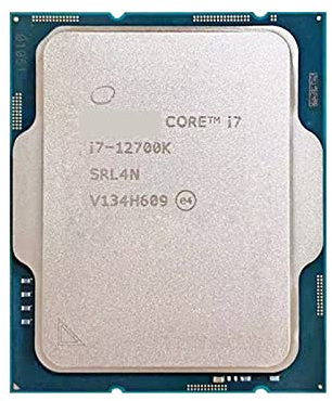 HERAID CPU Core I7-12700K I7 12700K 3.6 GHz Douze cœurs Vingt Fils L3 = 25 M 125 W Prise en Charge DDR4 DDR5 Prise CPU de Bureau LGA 1700 Performances puissantes, Laissez Votre Ordinateur