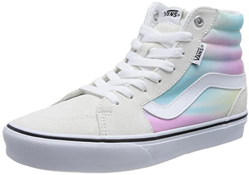 Vans Women's Filmore Hi Sneaker, Chroma Blur Multi/White, 4 UK