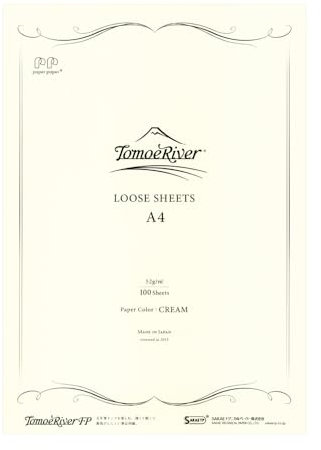 S AKAE TPSAKAE TECHNICAL PAPER SAKAEテクニカルペーパー Tomoe River FP 52 g/m² loses Blatt von SANZEN, 21,6 x 29,3 cm (A4-Größe), cremefarben, 100 Blatt/Packung (SR-A4P-C)