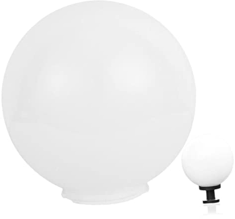 DOITOOL Zaun Lampenschirm Strassenlicht Deckenventilator-lichtkugeln Leuchte Hängender Glasschirm Kugel Lampenschirm Standlichtabdeckung Kleiner Lampenschirm Acryl Geäst Weiß