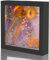 Cadre Photo 3D, Cadre de Remplissage Profond en Bois 20x20 cm, boîte Profonde 3D avec Panneau Acrylique, Guirlande Lumineuse LED pour Suspension Murale ou de Bureau, Cadeaux de Famille Noir