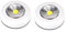OSALADI 2 Led-drucklampe Wandleuchte Led-push-licht Notlicht Nachtlicht Kabinett Licht Berührungsempfindliche Lampe Licht Klopfen Notfall-lichter Hand Drücken