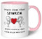 GRAVURZEILE Bedruckte Tasse mit Spruch - Deine Fürze stinken - Geschenk für Paare zum Valentinstag - Spülmaschine & Mikrowelle geeignet - Partner Geschenke für Sie & Ihn - Farbe: Rosa