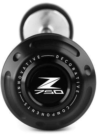 Velospeed Accessori moto compatibili con Ka.wa.sa.ki Z750 2009-2014 Z800 2013-2015 Z900 2017-2024 Protezione contro le cadute per forcella (Z750-nero)