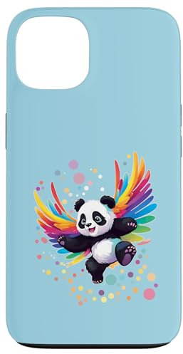 Custodia per iPhone 13 Panda Orsetto donna bambino uomo divertente animali motivi animali 128