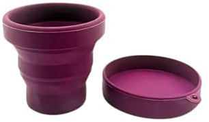 FAIR SQUARED Period Cup Menstruationstasse Menstruationsbecher - Naturreine Menstruationstasse aus Naturkautschuk aus fairem Handel - vegan und Zero Waste (Reinigungsbox - pink, 1 stück (1er Pack))