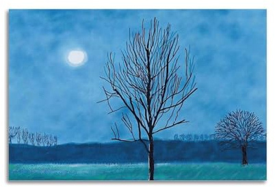 CKJenjBKm David Hockney Vintage-Poster, abstrakt, Kunstdruck, Kunstdruck, Heimdekoration, für Schlafzimmer, Wohnzimmer, 30 x 45 cm, ungerahmt, Beige