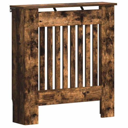 vidaXL Heizkörperabdeckung Räuchereiche 78 x 19 x 81,5 cm