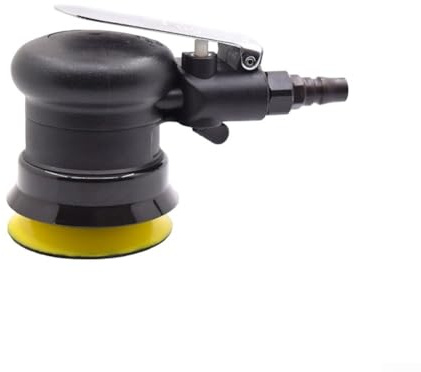 Yuanpgky Ponceuse orbitale pneumatique aléatoire de 7,6 cm, 12 000 tr/min, pour bois, métal, plastique, polissage et meulage de voiture, design compact avec poignée antidérapante