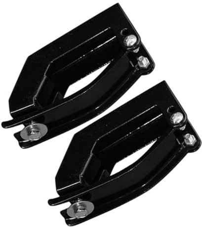 SHERCHPRY Clip Morsetti per Barre Portatutto Auto 2 Pezzi in Ferro per Fissaggio Traverse Tetto, Accessori Montaggio Portapacchi per Viaggi e attività Outdoor