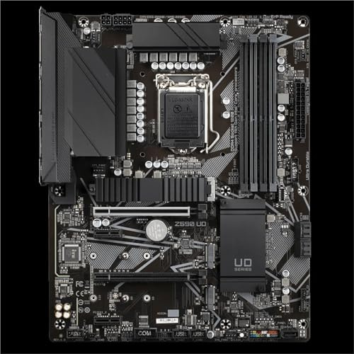 Placas Base Fit For GIGABYTE Z590 UD LGA 1200 con Placa Base Intel ATX con Triple M.2, PCIe 4.0