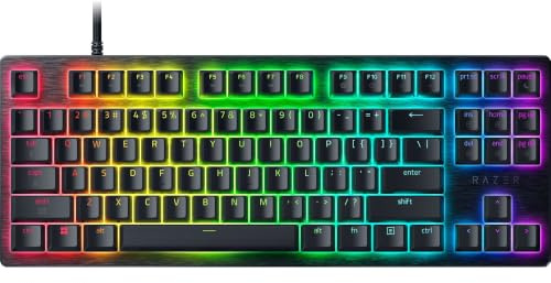 Razer Huntsman V3 HE Magnetic Tenkeyless 8KHz - Magnetische Gaming E-Sport-Tastatur mit Hall-Effect - Snap Tap - HyperPolling 8000 Hz - Dual-Keypress Priority - PC | QWERTY US-Layout