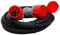 Kopp 147600006 CEE Verlängerung, 10 M, H07RN5G 1.5 mm², Schwarz