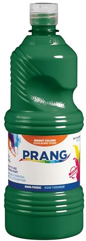 Prang Ready-to-Use Tempera Paint, Green, 32 Oz., 1 Count