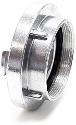 Wiltec Storz Kupplung C 52mm Festkupplung mit Innengewinde 2 59,25mm aus Aluminium C Schlauchkupplung
