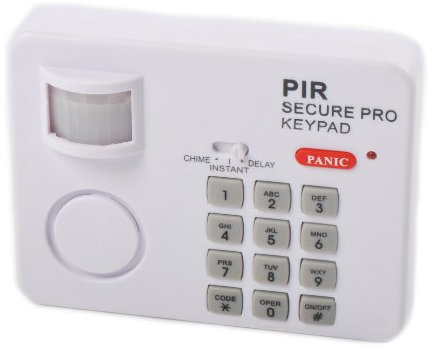 WIRELESS MOTION SENSOR ALARM PIR SECURITY KEYPAD HOME GARAGE SHED CARAVAN