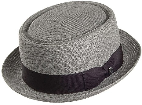 Jaxon & James Pork Pie Toyo -Strohhut - Grau - L