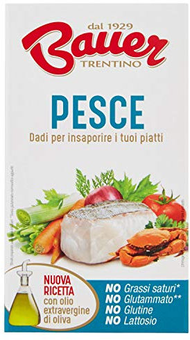 Bauer Dado per Brodo di Pesce, 60g