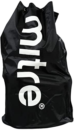 Mitre Football Bag | Heavy Duty | Adjustable Straps, Black, 20 Balls
