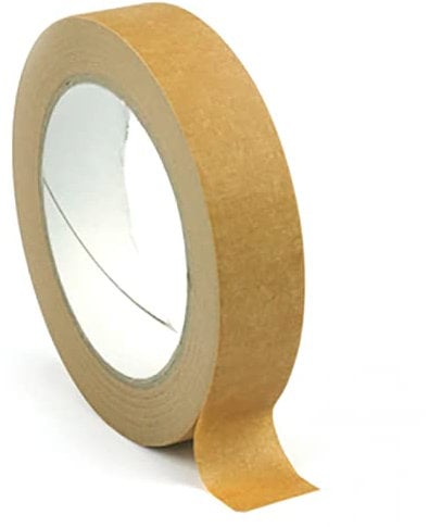 1 x ROLL of 25mm x 50 Meters ECO Brown SELF Adhesive Kraft Picture FRAMING Paper Tape